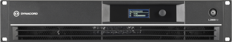 Dynacord L2800FD-US 2X1400W DSP Power Amplifier