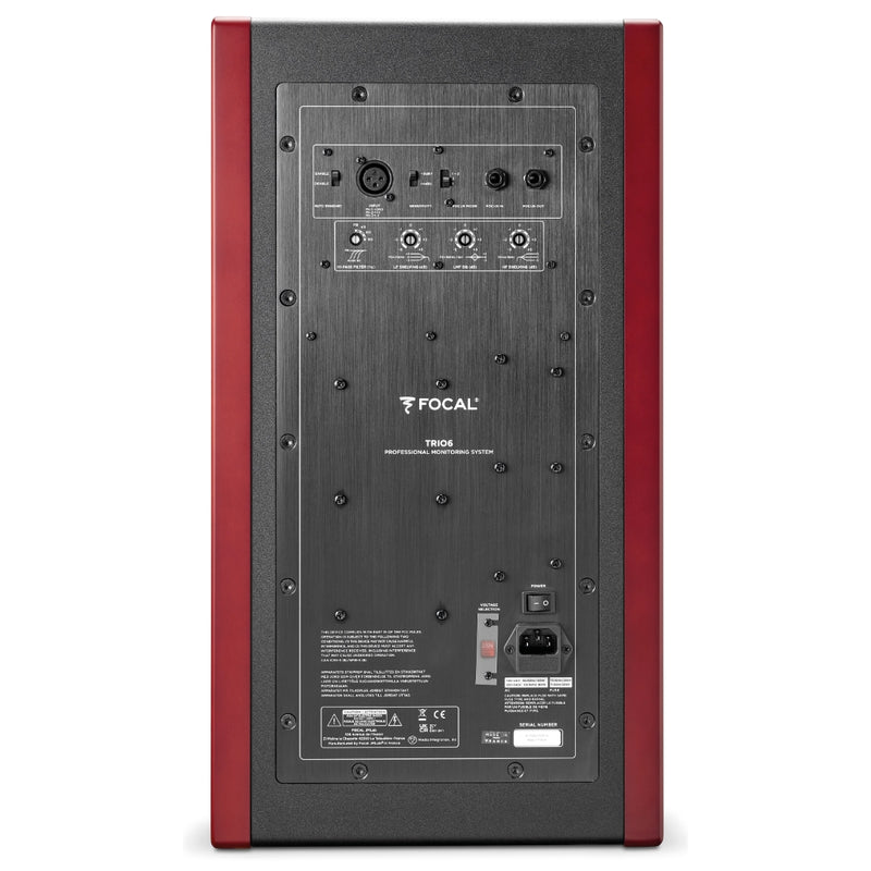 Focal TRIO 6 Three-Way Studio Monitor (Dark red)