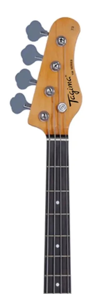 Tagima TW 73 4 FRETLESS-SB-DF/TT Fretless Electric Bass Guitar (Sunburst)