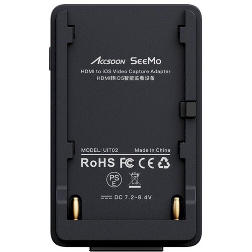 Accsoon SEEMO HDMI iOS Smartphone Adapter (Black)