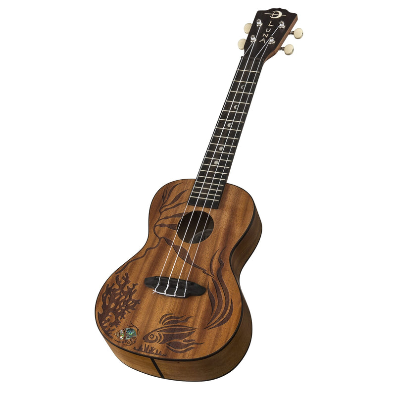 Luna UKE CORAL Concert Ukulele (Satin Natural)