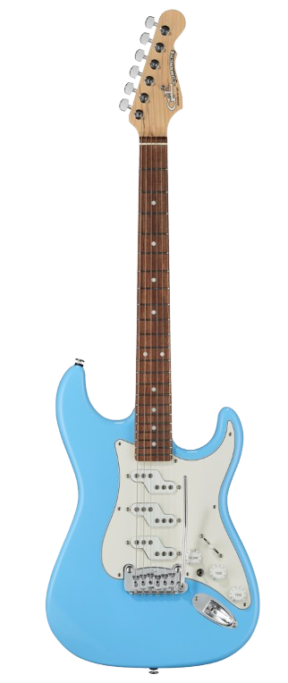 G&L FDCOM-HIM-CR Fullerton Deluxe Comanche Electric Guitar (Himalayan Blue)