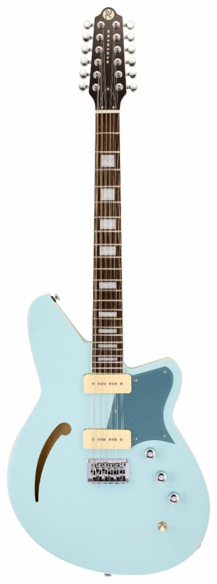 Reverend AIRWAVE 12 String Semi Hollow-Body Electric Guitar (Chronic Blue)