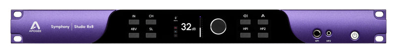 APOGEE Symphony-Studio-8x8 USB-C Interface audio avec 8 micro / ligne au niveau de la ligne × 8