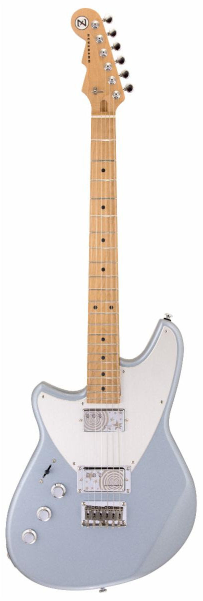 Reverend BILLY CORGAND Z-ONE Signature Left-Handed Electric Guitar (Metallic Silver Freeze)