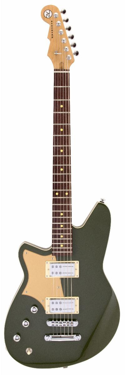 Reverend DESCENT RA Left-Handed Electric Guitar (Army Green)