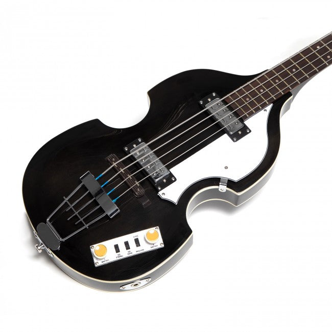 Hofner Ignition Pro Bass de violon (noir transparent) (utilisé)
