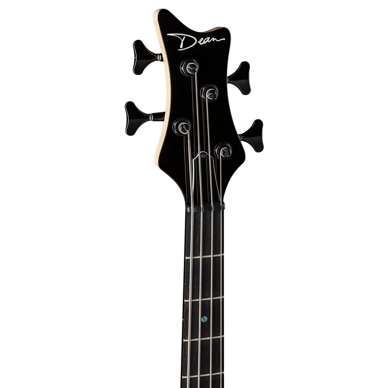 Dean Guitars USA E4 FM USA Edge Flame Top Electric Bass (Trans Brazilia Burst)