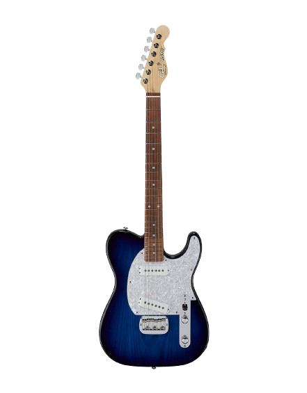 G&L FDASP-BLB-CR Fullerton Deluxe ASAT Special Electric Guitar (Blueburst)