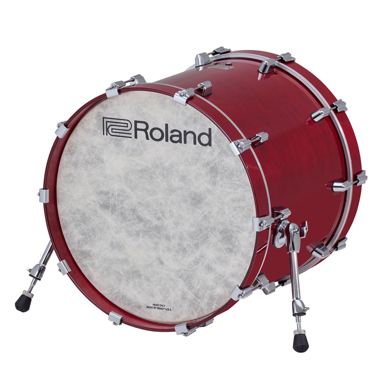 Roland KD-22-GC Acoustic Kick Drum (Gloss Cherry) - 22"