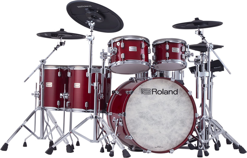 Roland VAD716-GC V-Drums Acoustic Design 6-Piece Electronic Drumkit (Gloss Cherry)