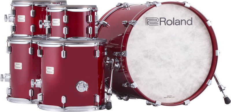 Roland VAD716-GC V-Drums Acoustic Design 6-Piece Electronic Drumkit (Gloss Cherry)