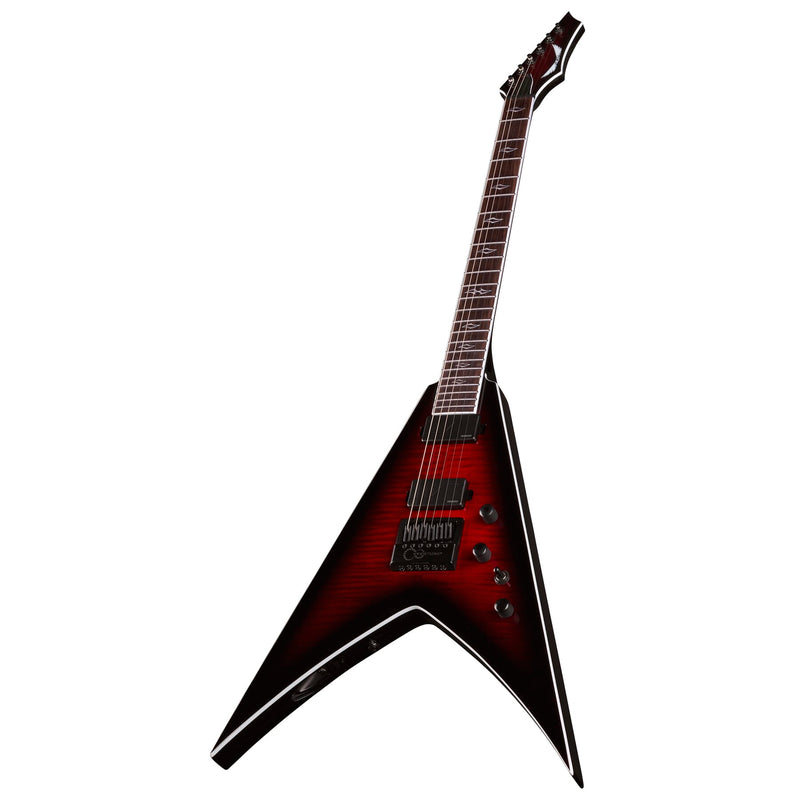 Dean Guitars VEN SEL ET FL BCB Vengeance Select Evertune Fluence Electric Guitar (Black Cherry Burst)