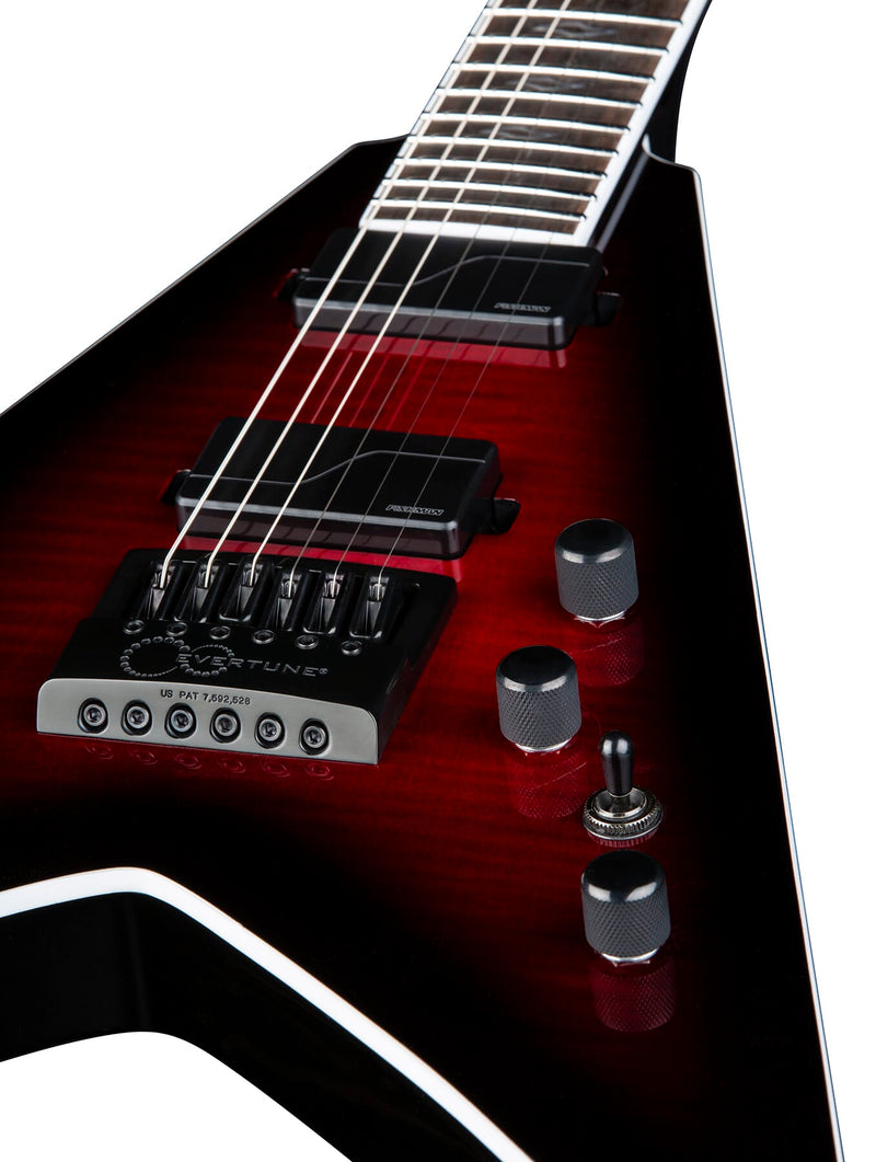 Dean Guitars VEN SEL ET FL BCB Vengeance Select Evertune Fluence Electric Guitar (Black Cherry Burst)