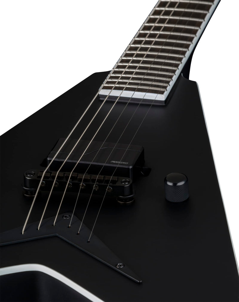 Dean Guitars VEN SEL FL BKS Vengeance Select Fluence Electric Guitar (Black Satin)