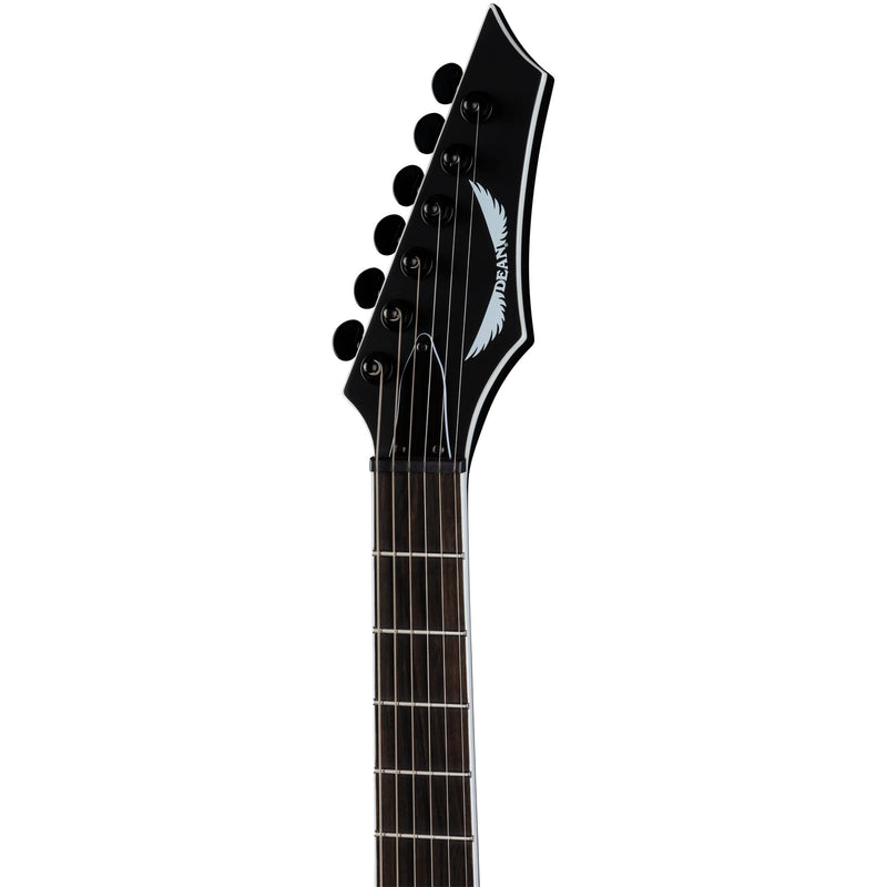 Dean Guitars VEN SEL FL BKS Vengeance Select Fluence Electric Guitar (Black Satin)