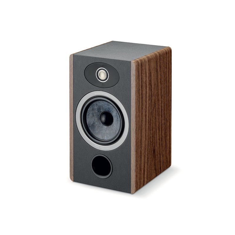 Focal FOAESFLON10O400 N1 2 Way Bookshelf Speaker (Dark Wood)