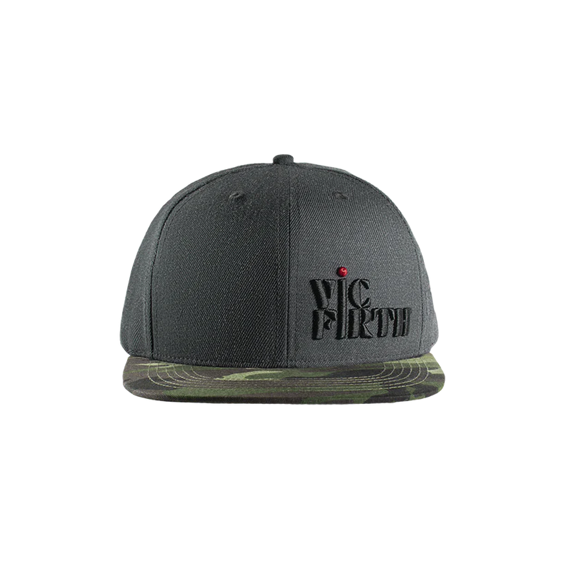 Vic Firth VAHC0022 6 Panel Snapback Hat (Gray Camo)