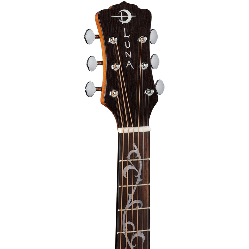 Luna VINEYARD Koa Bevel Grand Auditorium Acoustic/Electric Guitar (Gloss Natural)