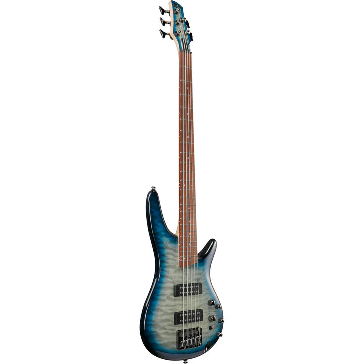 Ibanez SR405EQMSCB 5 String Electric Bass Guitar (Stained Cosmic Blue Starburst)