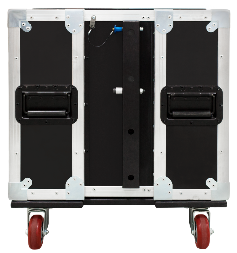 Crown VRACK12KFX Rugged Touring Rack With Three I-Tech 12000HD Power Amplifiers, A Connection Panel And A Power Distro