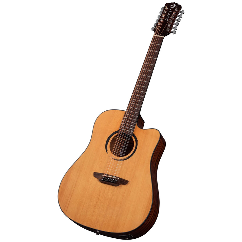 Luna WABI SABI Dreadnought 12-String Acoustic/Electric Guitar (Satin Natural)