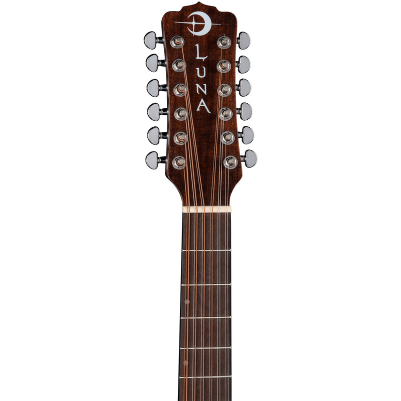 Luna WABI SABI Dreadnought 12-String Acoustic/Electric Guitar (Satin Natural)