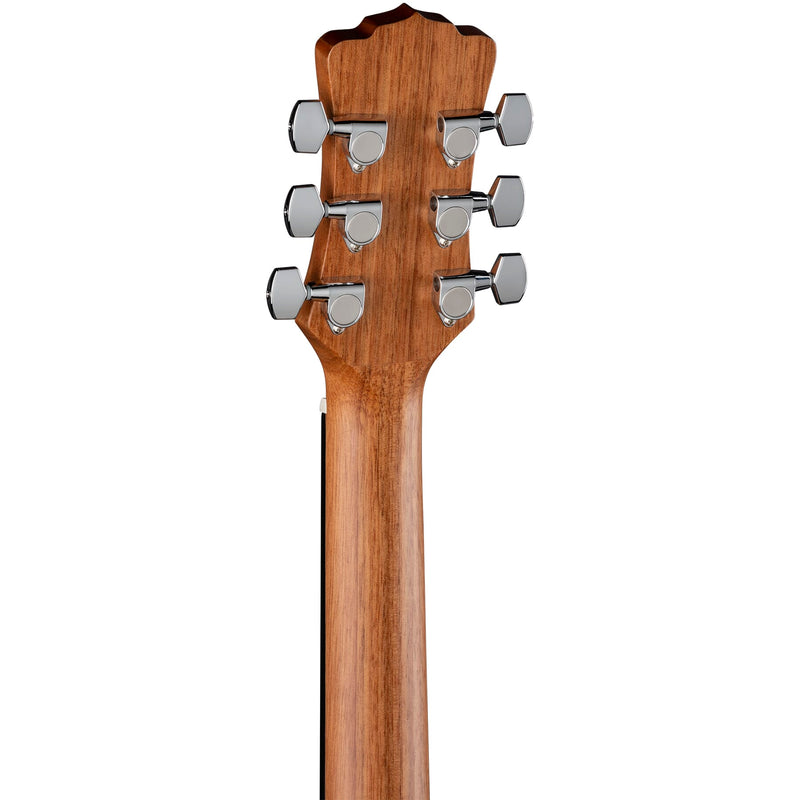 Luna WOODLAND Bamboo Parlor Acoustic/Electric Guitar (Satin Natural)