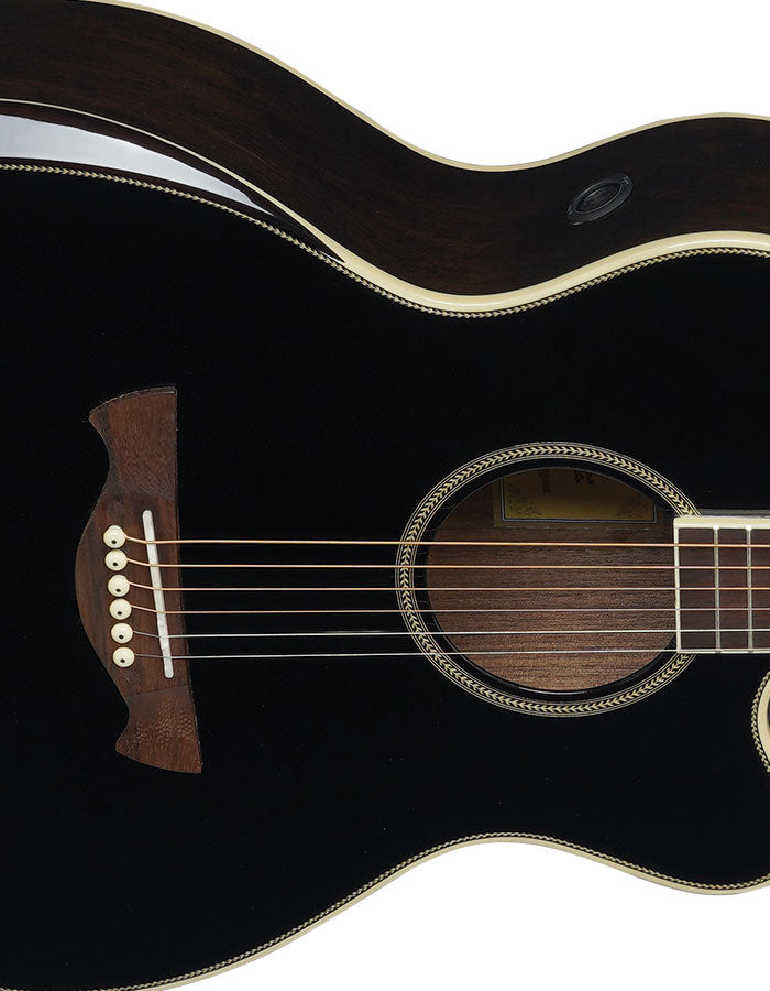 Tagima WS 35 EQ-BK Guitare électrique acoustique (Noir)