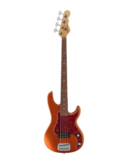 G&L FDKIL-TAN-CR Fullerton Deluxe Kiloton Electric Bass Guitar (Tangerine Metallic)