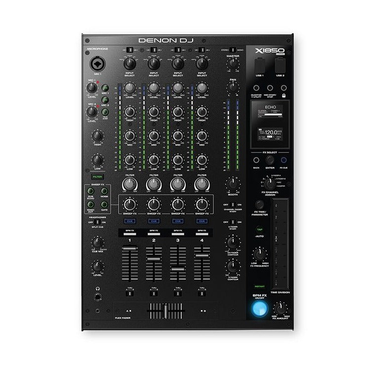 Denon DJ X1850 PRIME Table de mixage DJ professionnelle 4 canaux