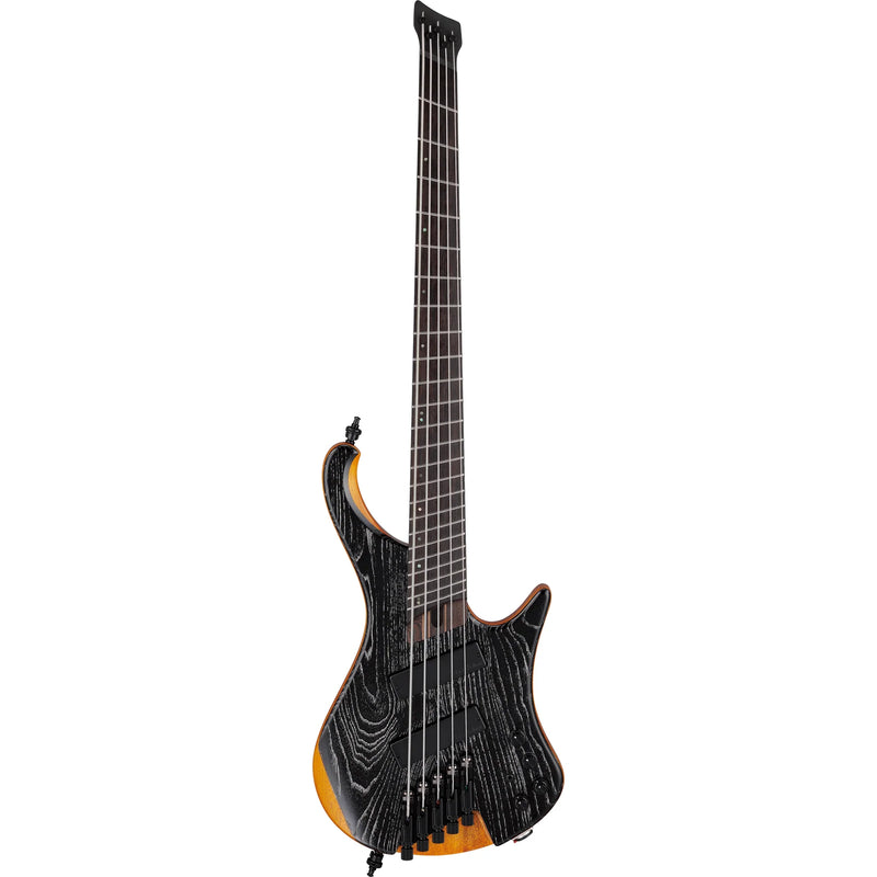 Ibanez EHB1135MSSKL 5 Strings Headless Mutli-Scale Electric Bass Guitar (Silver Wave Black Low Gloss)