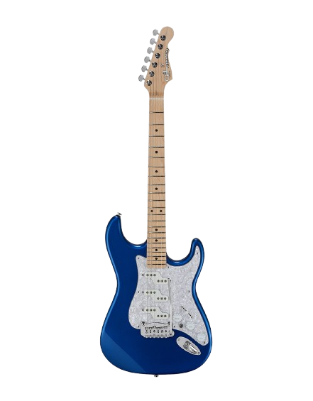 G&L FDCOM-MBM-MP Fullerton Deluxe Comanche Electric Guitar (Midnight Blue Metallic)