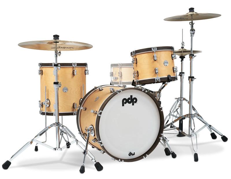 PDP PDCC2013NW Concept Maple Classic 3-Piece 20" Bass Drum Shell Pack (Natural Stain)