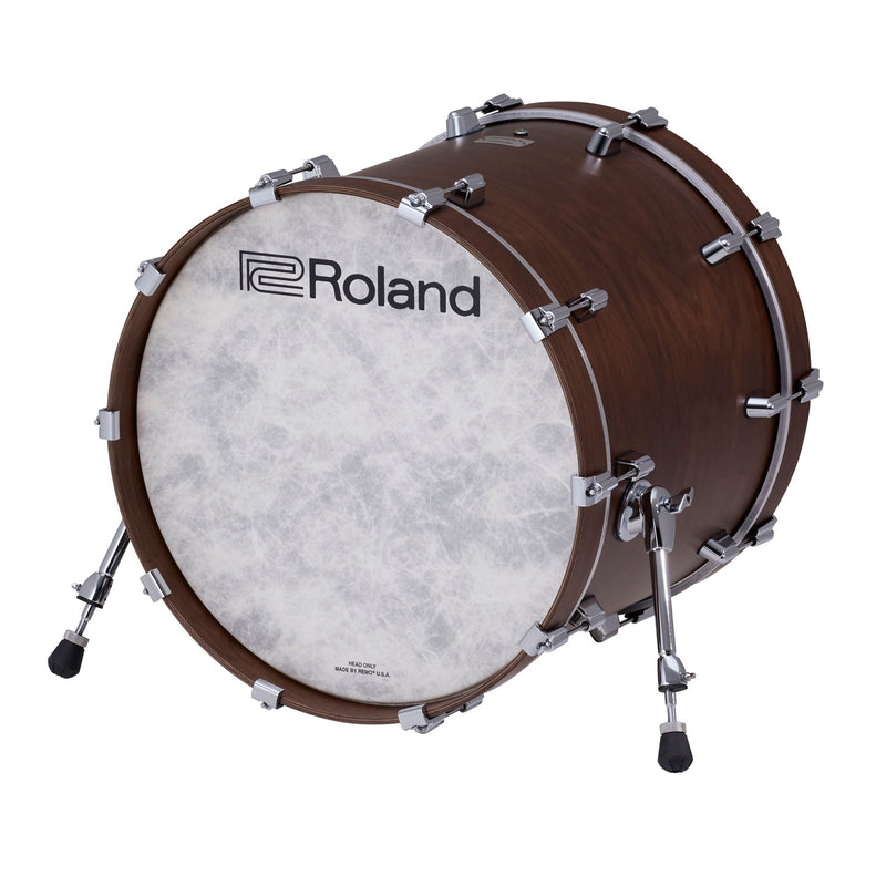 Roland KD-22-SW Acoustic Kick Drum (Satin Walnut) - 22"