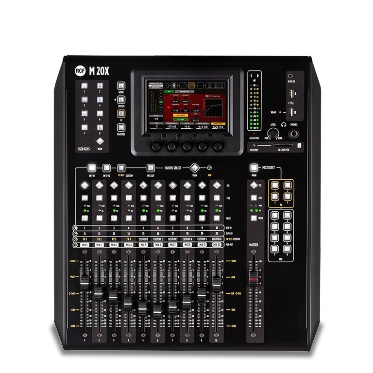 RCF M-20X 20ch Compact Desktop Digital Mixer