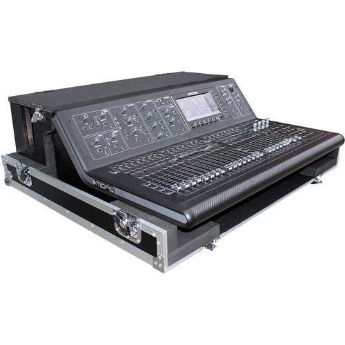 Prox Xs-Midm32Dhw Flight Case For Midas M32 Live Mixer Console With Doghouse And Wheels - Red One Music