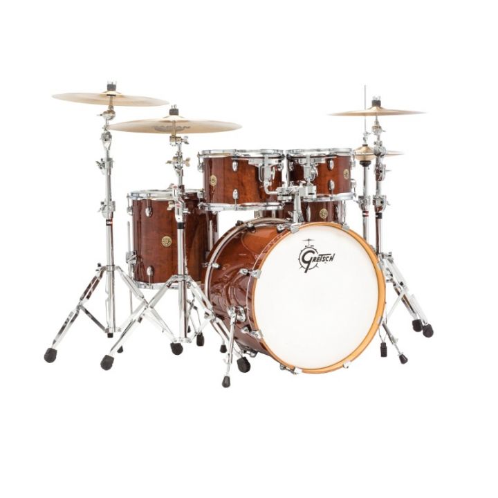 Gretsch Drums CM1-E825-WG Catalina Maple Pack de 5 fûts (22/10/12/16/14sn) avec caisse claire (noyer Gaze)