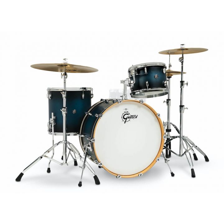 Gretsch Drums RN2-R643-SABB Renown 3-Piece (24/13/16) Shell Pack (Satin Antique Blue Burst)