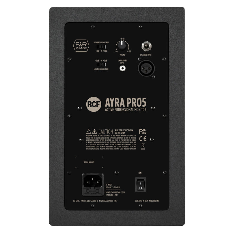 RCF AYRA PRO5 Professional Active Two-Way Studio Monitors