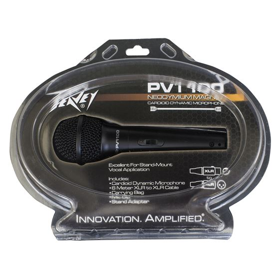 Peavey PV®i 100 XLR Dynamic Cardioid Microphone with XLR Cable