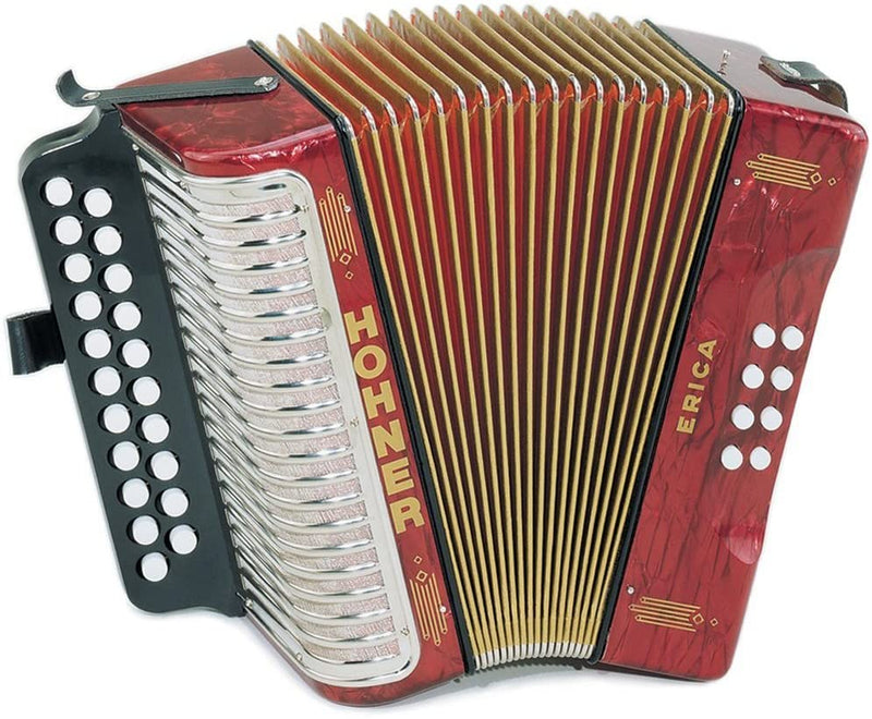 Hohner 1600/2 ERICA Diatonic Accordion in the key of A/D