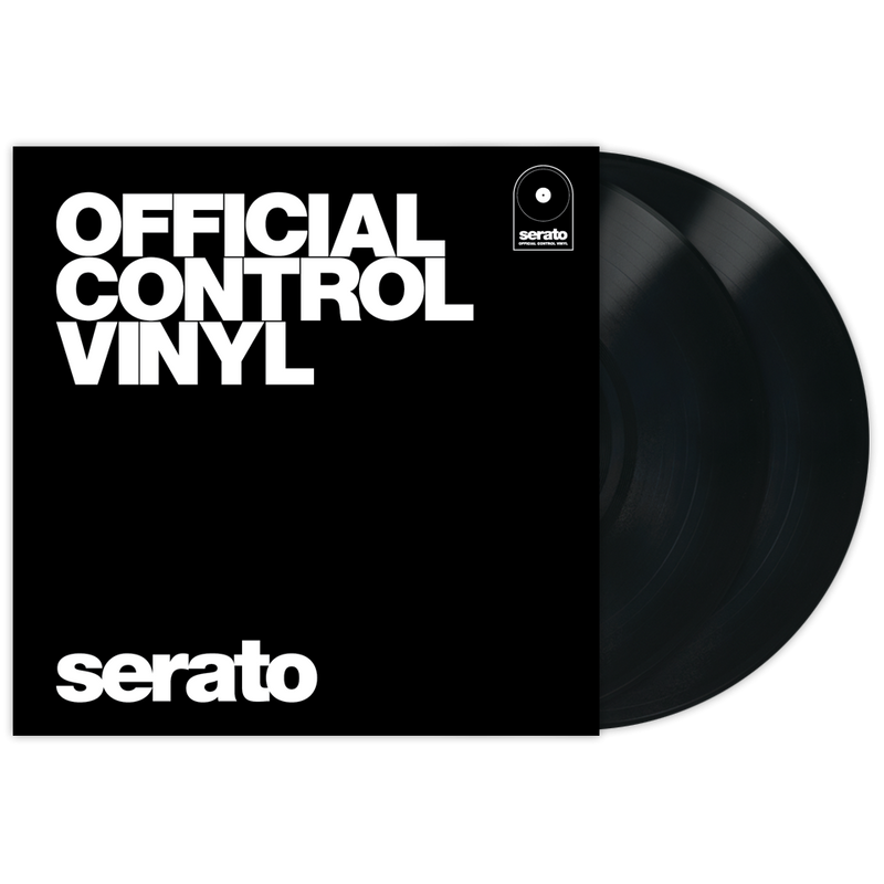 Serato Vinyl Performance Series Paire - Pressage de vinyle de contrôle noir 12"