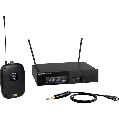 Shure SLXD14 Digital Wireless Guitar System (G58: 470 to 514 MHz)