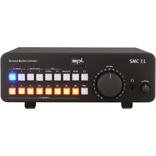 SPL SMC 7.1 Contrôleur de moniteur surround + rack d'extension (noir)