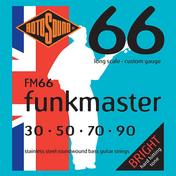 Rotosound FM66 Funk Master Bass String Set