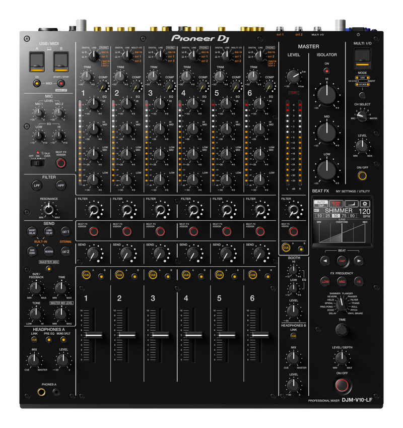 Pioneer DJ DJM-V10-LF Table de mixage DJ 6 canaux à fader long