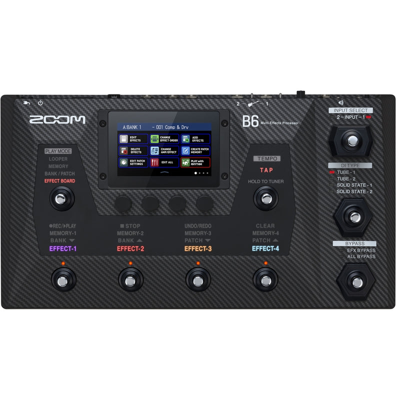 Zoom B6 Bass Multi-Effects Processor
