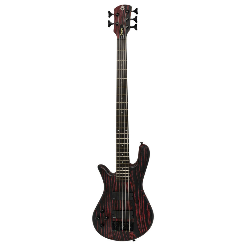 Spector NSPULSE5CINDERLH NS Pulse 5 - Left-Handed 5 String Electric Bass with Active Preamp - Cinder Red (Limited Edition)