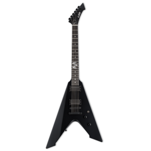 ESP LTD VULTURE James Hetfield Signature Electric Guitar with EMG Pickups (Black Satin)